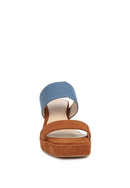 Eddlia Slip On Platform Sandals by Rag Company | Fleurcouture