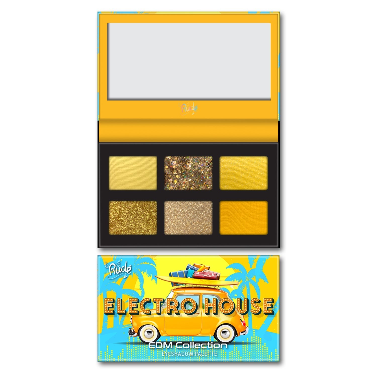 EDM Collection Electro House Eyeshadow Palette by Rude Cosmetics | Fleurcouture