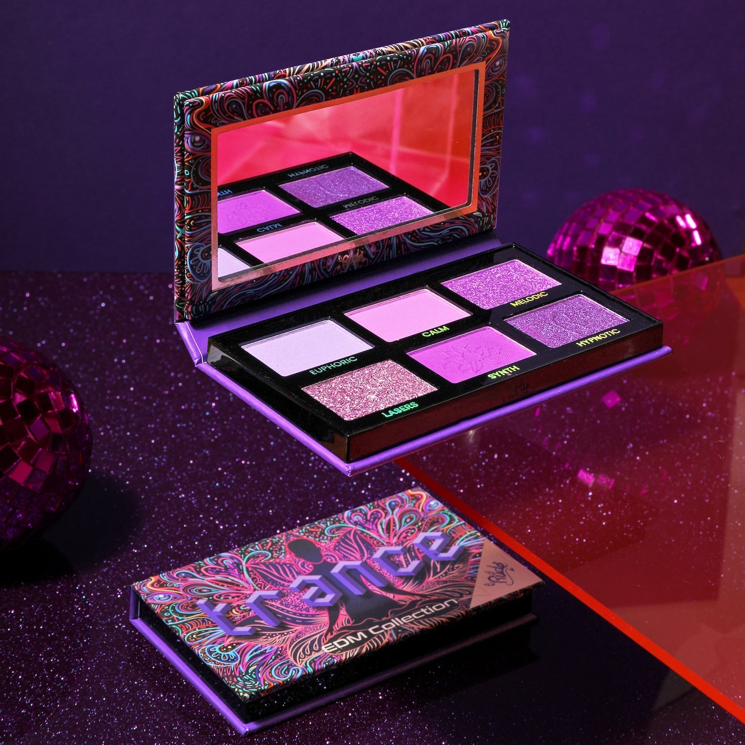 EDM Collection Eyeshadow Palette by Rude Cosmetics | Fleurcouture