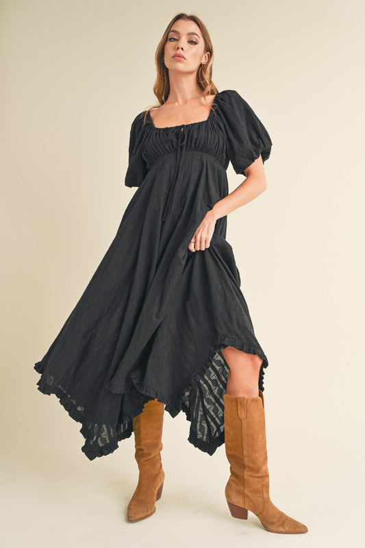 Elane Dress BLACK S by Aemi + Co | Fleurcouture