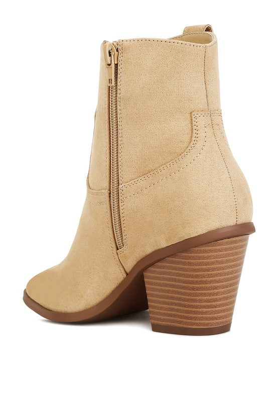 Elettra Ankle Length Cowboy Boots by Rag Company | Fleurcouture