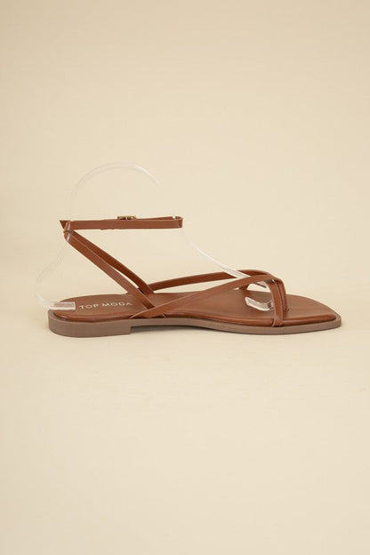 ELIO-1 Flat Sandals by Top Guy Footwear | Fleurcouture