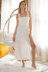 Embroidered Maxi Dress WHITE XS by One and Only Collective Inc | Fleurcouture