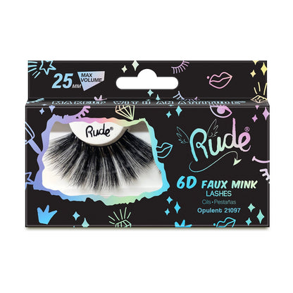 Essential Faux Mink 6D Lashes False Eyelashes by Rude Cosmetics | Fleurcouture