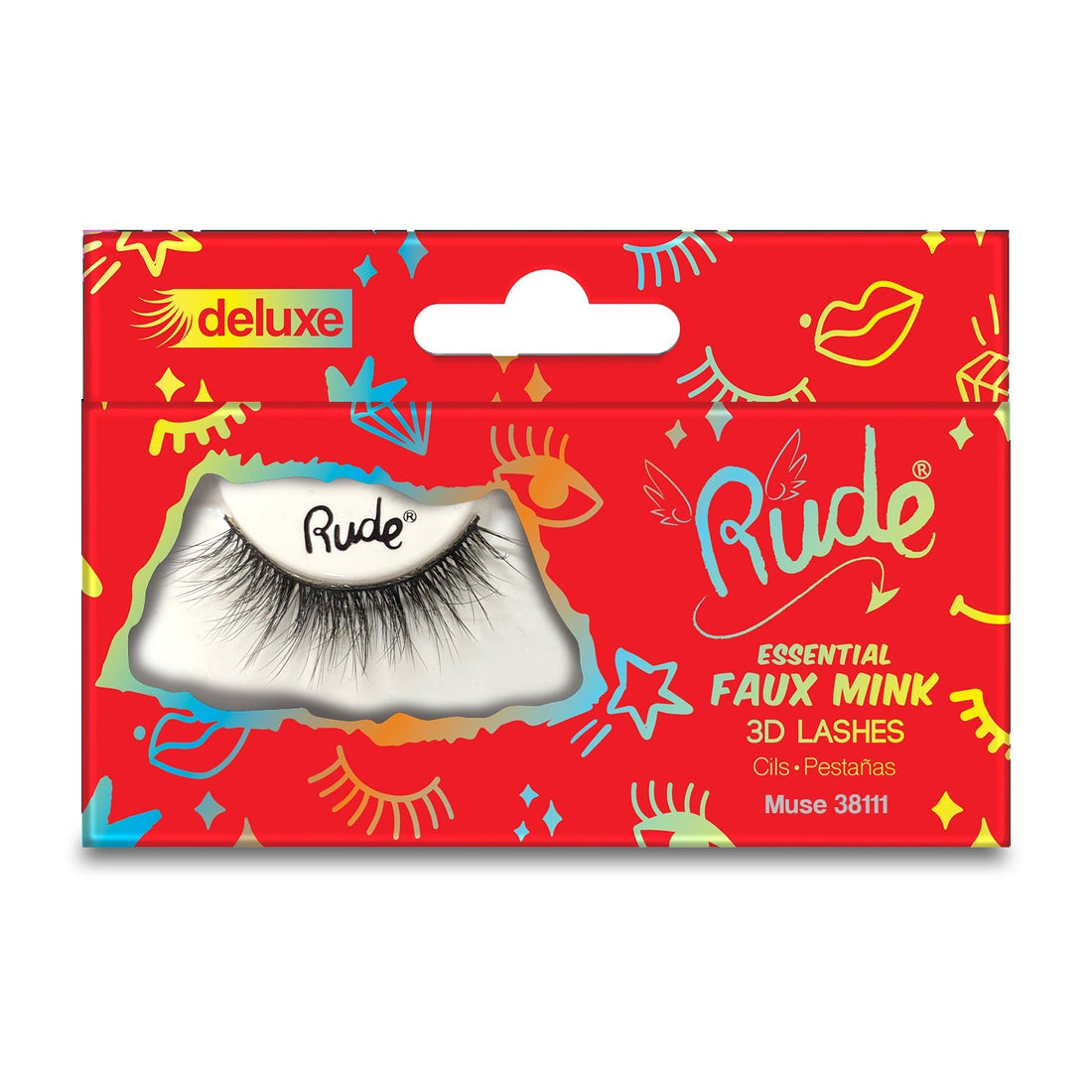 Essential Faux Mink Deluxe 3D Lashes False Eyelashes by Rude Cosmetics | Fleurcouture