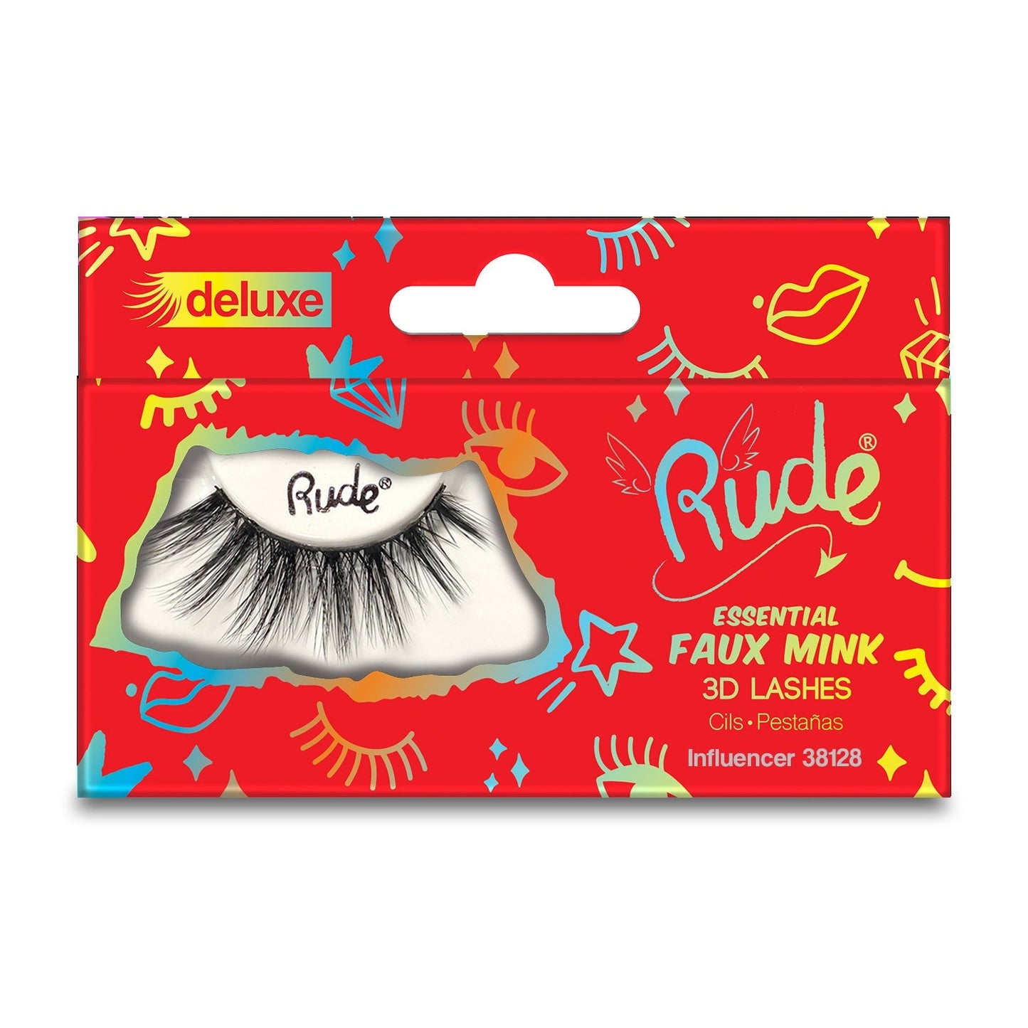 Essential Faux Mink Deluxe 3D Lashes False Eyelashes by Rude Cosmetics | Fleurcouture