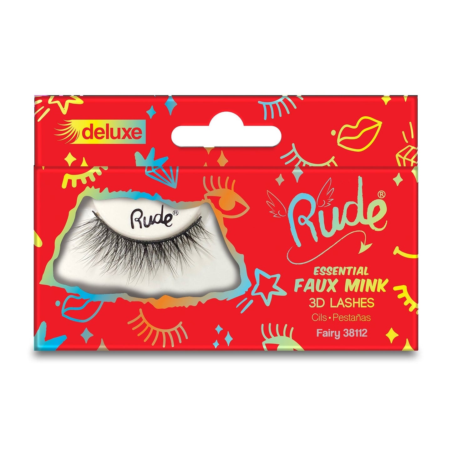 Essential Faux Mink Deluxe 3D Lashes False Eyelashes by Rude Cosmetics | Fleurcouture