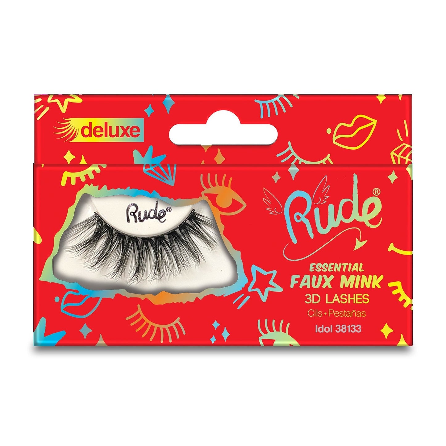 Essential Faux Mink Deluxe 3D Lashes False Eyelashes by Rude Cosmetics | Fleurcouture