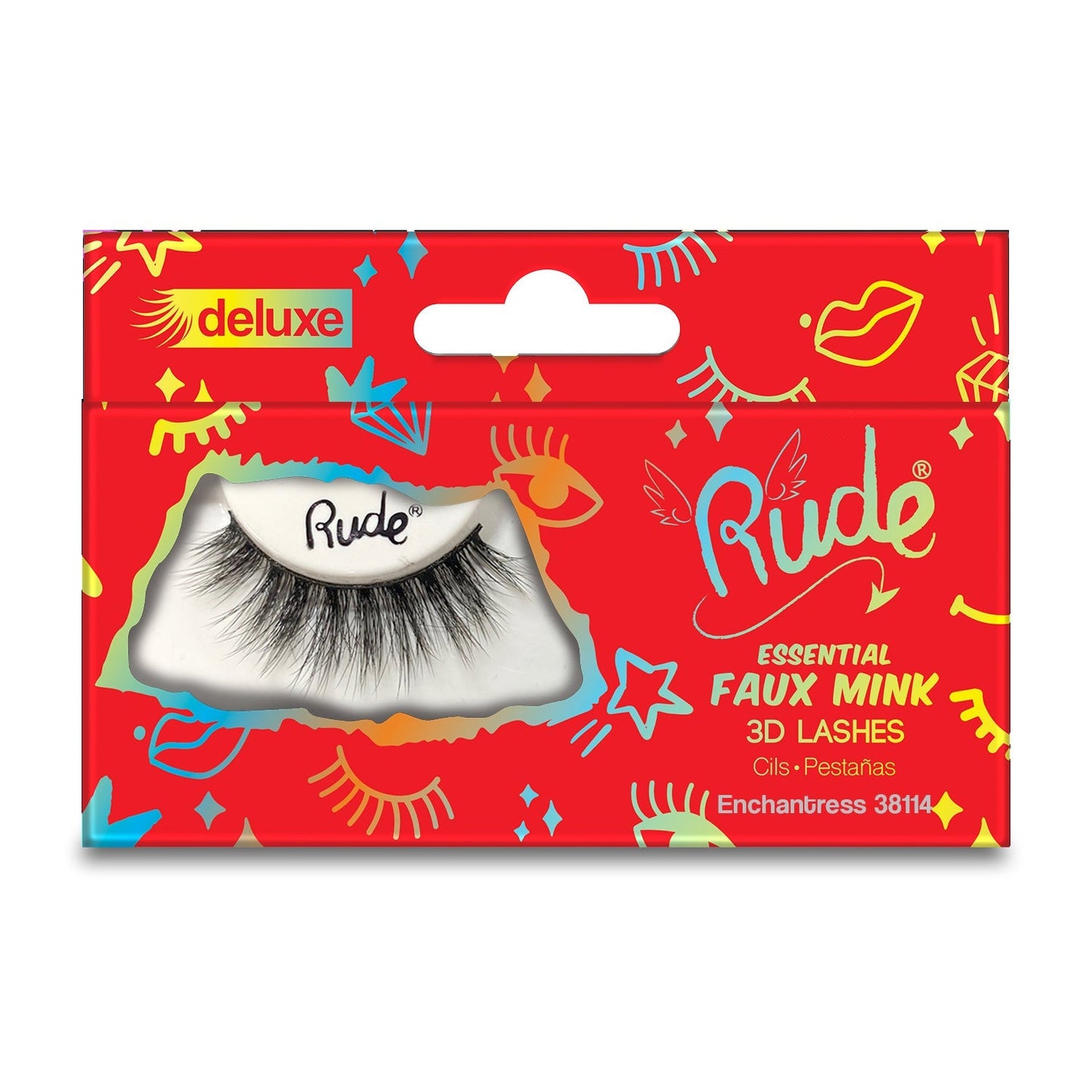 Essential Faux Mink Deluxe 3D Lashes False Eyelashes by Rude Cosmetics | Fleurcouture