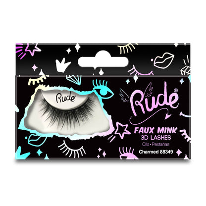 Essential Faux Mink Lashes Tabletop Display Set C, 108 pcs Wholesale Set by Rude Cosmetics | Fleurcouture