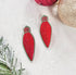 Eternally Radiance Red Lightbulb earrings Red One Size Earrings by Grace & Emma | Fleurcouture