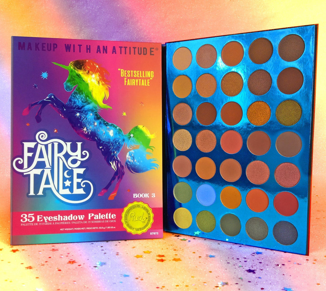 Fairy Tale 35 Eyeshadow Palette - Book 3 Eyeshadow Palettes by Rude Cosmetics | Fleurcouture