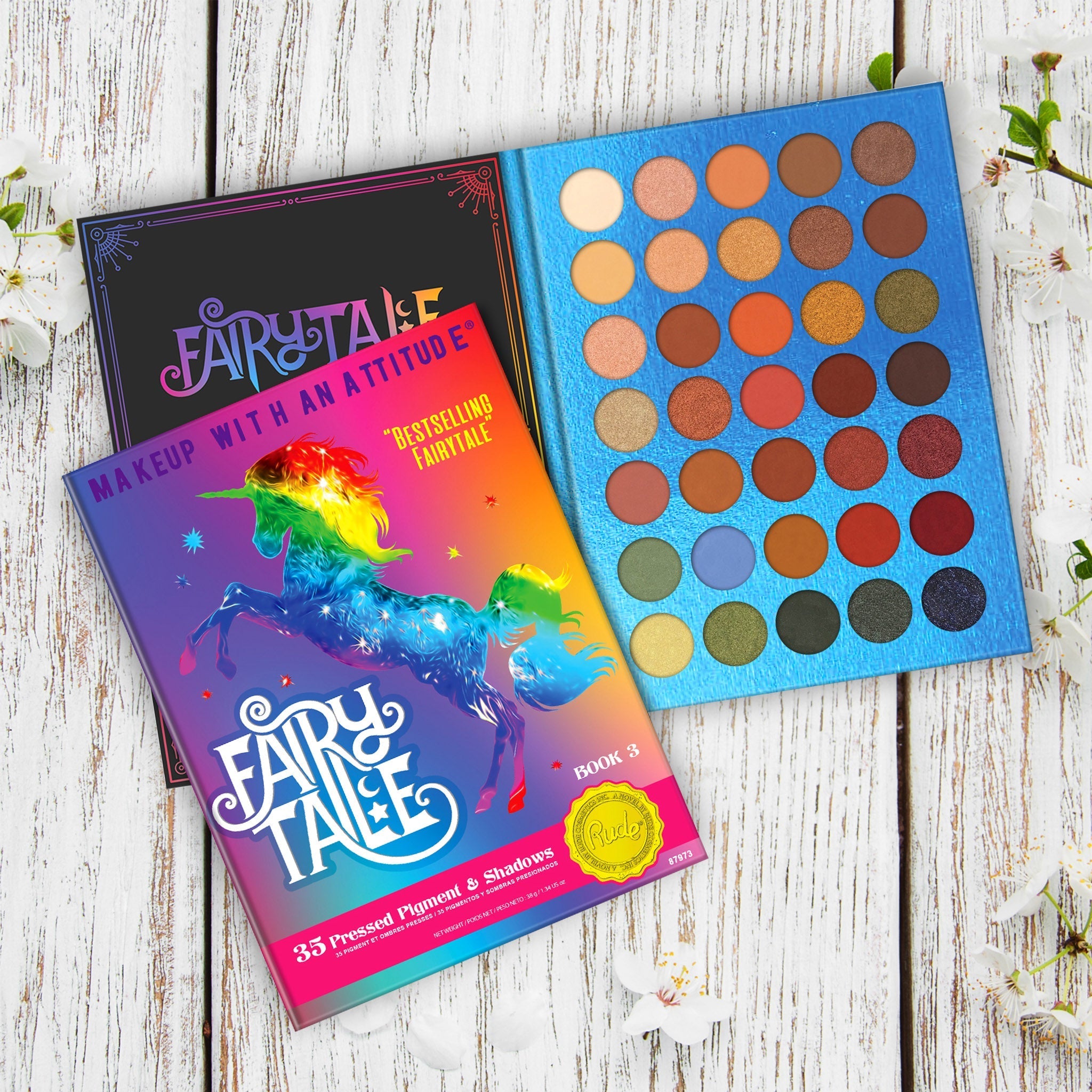 Fairy Tale 35 Eyeshadow Palette - Book 3 Eyeshadow Palettes by Rude Cosmetics | Fleurcouture