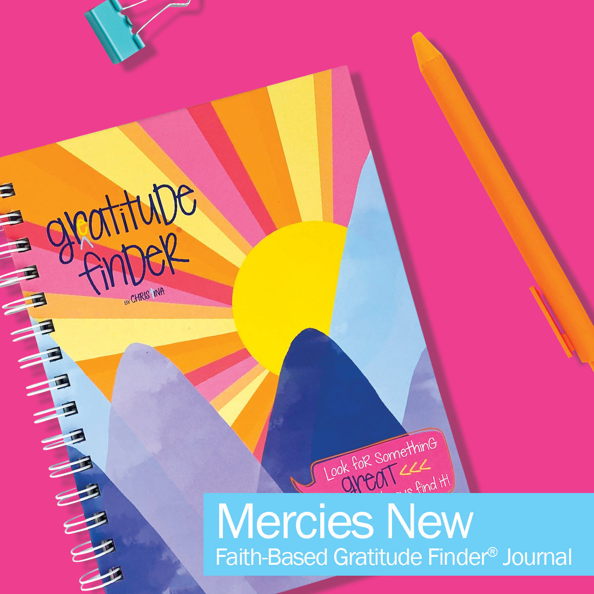 Faith-Based Gratitude Finder® Journals by Christina Mercies New Gratitude by Denise Albright® | Fleurcouture