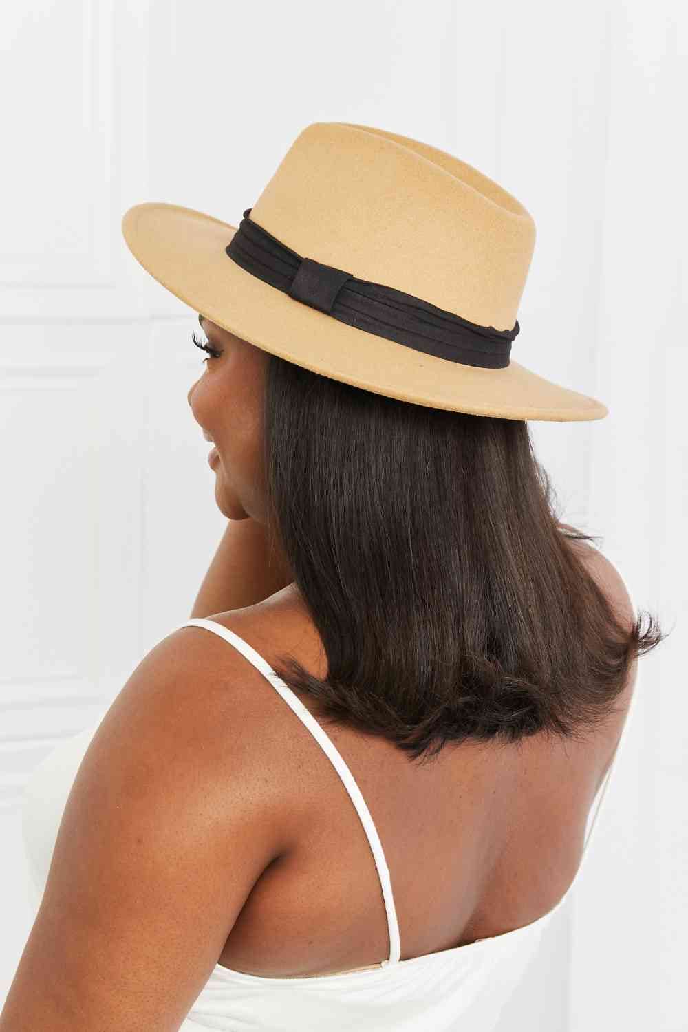 Fame You Got It Fedora Hat Tan One Size by Trendsi | Fleurcouture