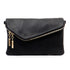 Fashion Envelope Foldover Clutch BLACK one by Fashion World | Fleurcouture