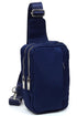 Fashion Nylon Sling Bag Backpack N/BLUE one by Fashion World | Fleurcouture