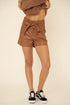 Faux leather shorts Shorts by Fleurcouture | Fleurcouture