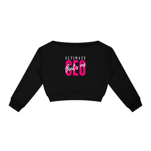 Women's Off-Shoulder Sweatshirt