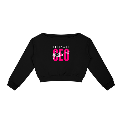 Women's Off-Shoulder Sweatshirt