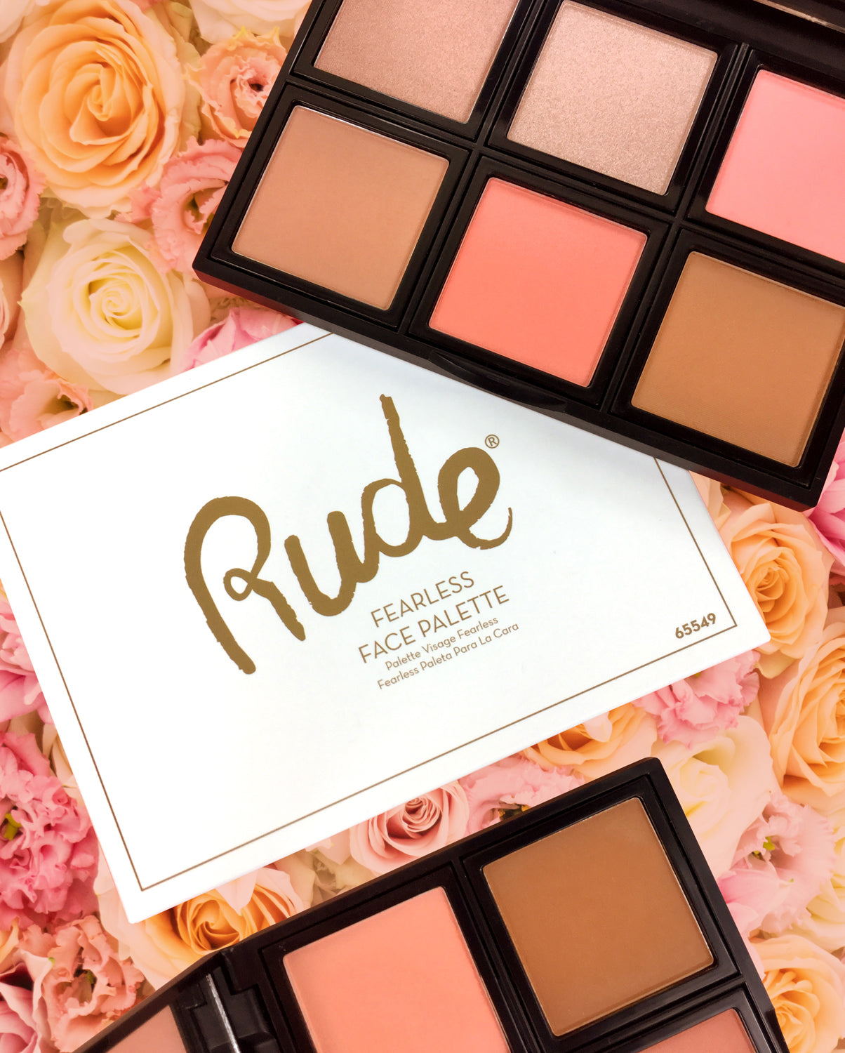 Fearless Face Palette Face Palettes by Rude Cosmetics | Fleurcouture