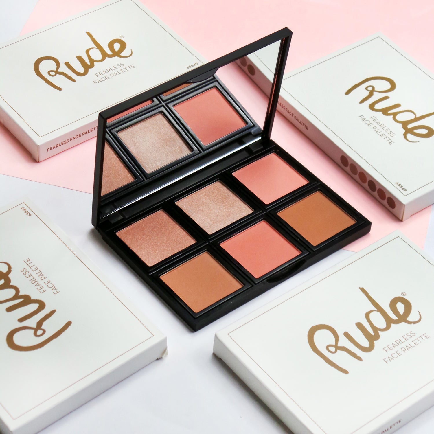 Fearless Face Palette Face Palettes by Rude Cosmetics | Fleurcouture