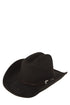 Fedora Hat with Buckle Accent BLACK OS by ICCO ACCESSORIES | Fleurcouture