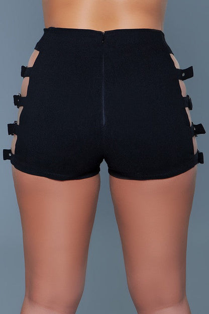 Feel The Vibe Shorts Black by BE WICKED | Fleurcouture