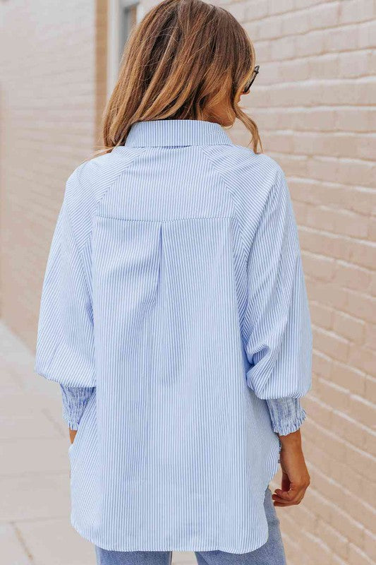 Fernanda Lantern Sleeve Shirt by ClaudiaG Apparel | Fleurcouture
