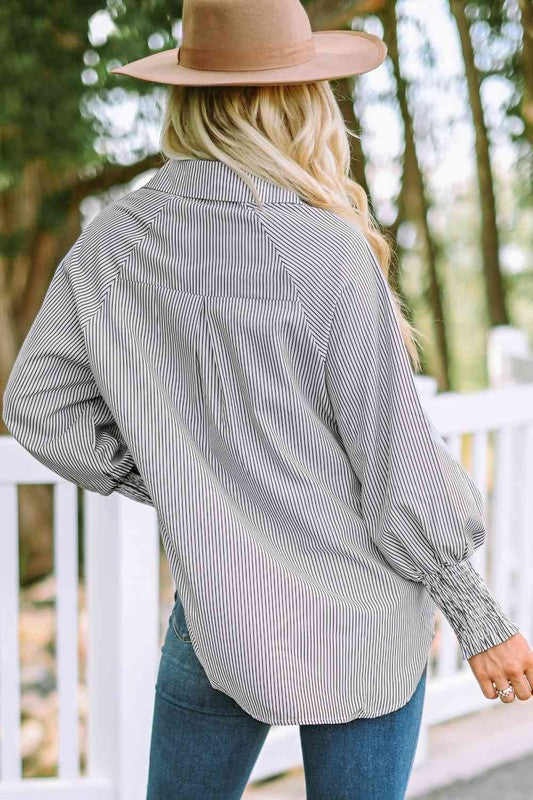 Fernanda Lantern Sleeve Shirt by ClaudiaG Apparel | Fleurcouture