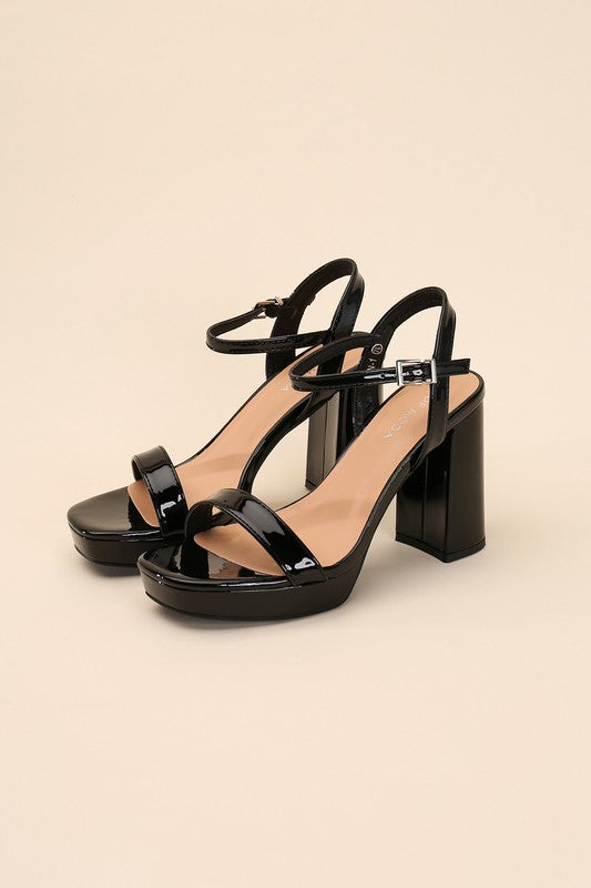 FINN-1 Ankle Strap Heel by Top Guy Footwear | Fleurcouture