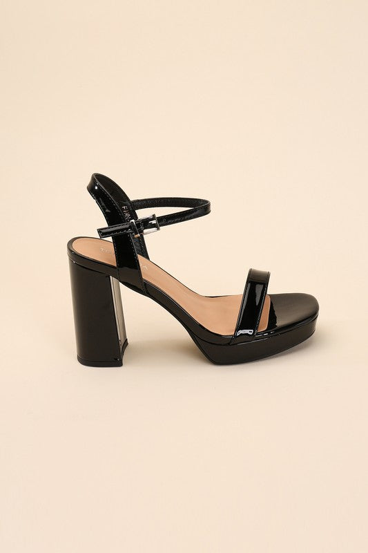 FINN-1 Ankle Strap Heel by Top Guy Footwear | Fleurcouture