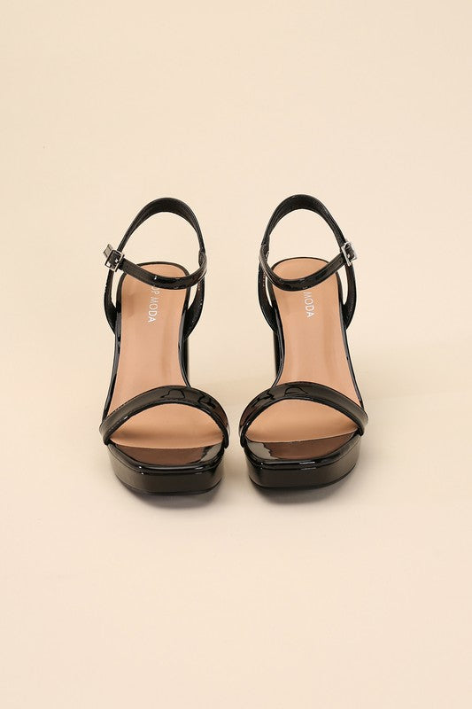 FINN-1 Ankle Strap Heel by Top Guy Footwear | Fleurcouture