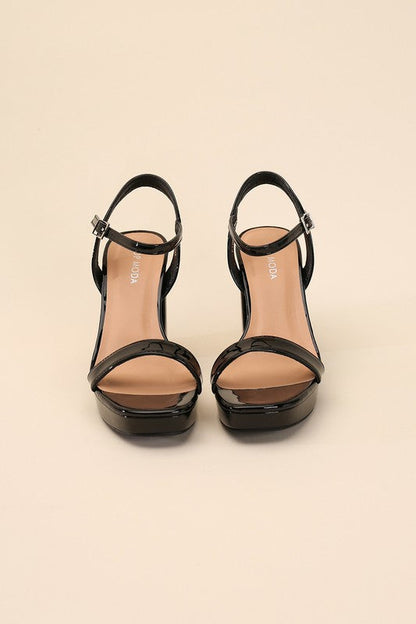 FINN-1 Ankle Strap Heel by Top Guy Footwear | Fleurcouture