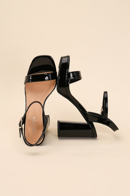 FINN-1 Ankle Strap Heel by Top Guy Footwear | Fleurcouture