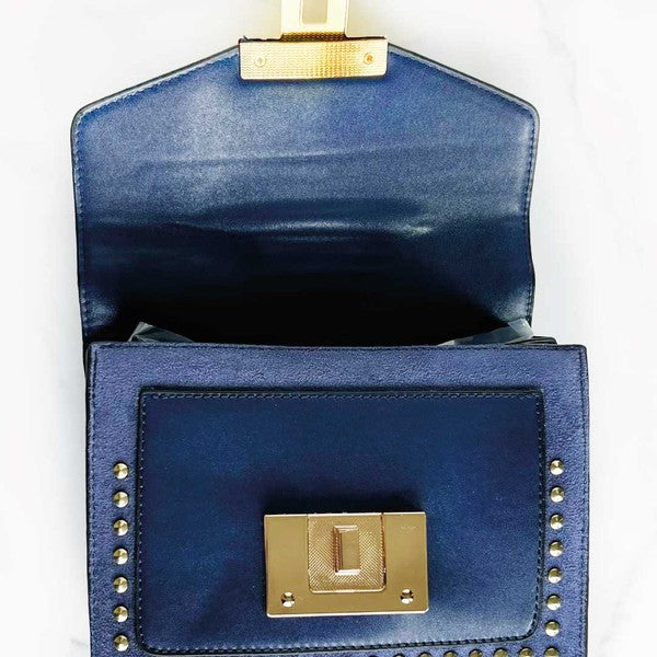 Fiona Shoulder Bag Blue OS by ClaudiaG Collection | Fleurcouture