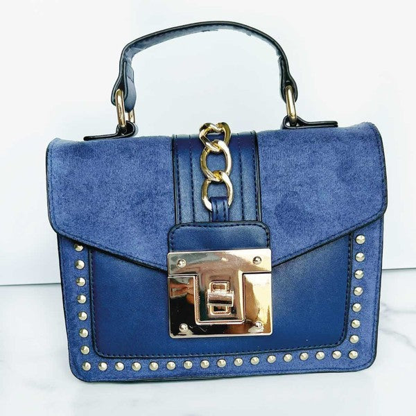 Fiona Shoulder Bag Blue OS by ClaudiaG Collection | Fleurcouture