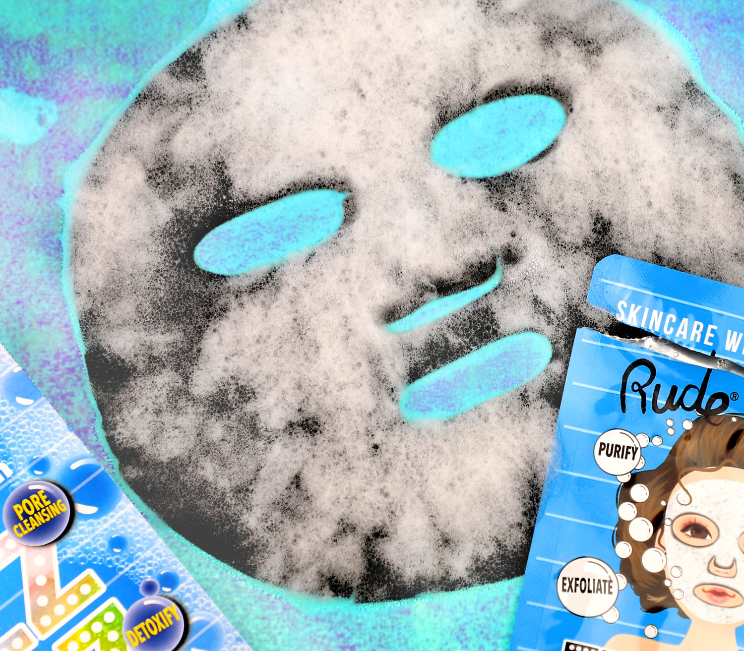 Fizz Bizz Cleanse Bubble Mask Masks by Rude Cosmetics | Fleurcouture