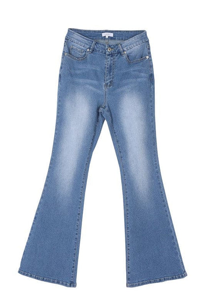 Flare jeans Blue Flare Jeans by Lilou | Fleurcouture