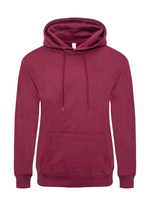 Fleece Pullover Hoodie Burgundy S by Generation XYZ | Fleurcouture