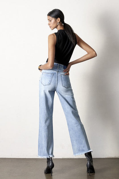 FLIP STRAIGHT JEANS MEDIUM by Insane Gene | Fleurcouture