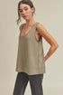 Flora Tank OLIVE S by Aemi + Co | Fleurcouture