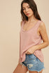 Flora Tank ROSE L by Aemi + Co | Fleurcouture