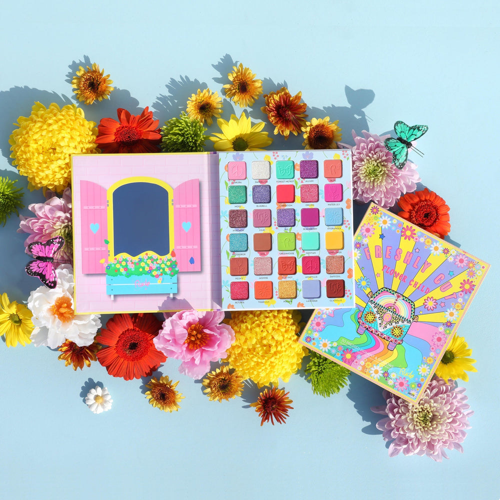 Flower Child 30 Pressed Pigment & Shadows - Freshly Cut Eyeshadow by Rude Cosmetics | Fleurcouture