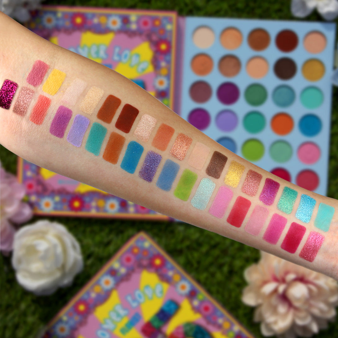 Flower Love 35 Pressed Pigment & Shadows - Florist Eyeshadow by Rude Cosmetics | Fleurcouture