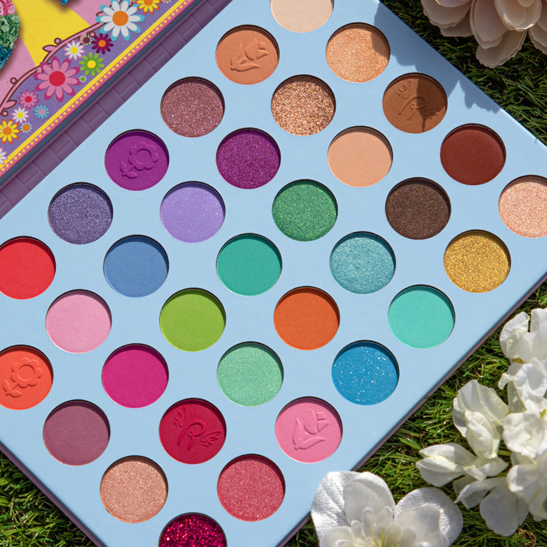 Flower Love 35 Pressed Pigment & Shadows - Florist Eyeshadow by Rude Cosmetics | Fleurcouture