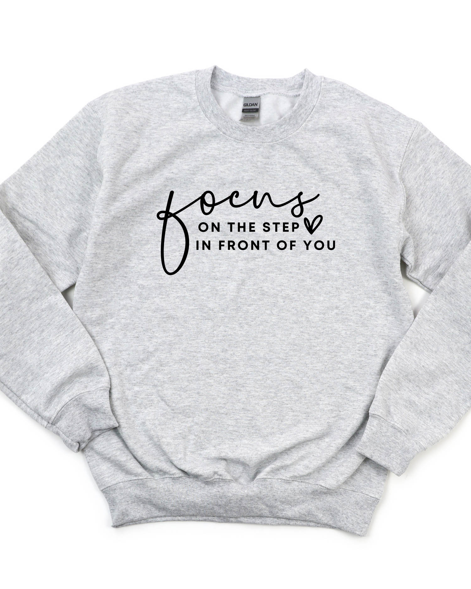 FOCUS ON THE STEP POSITIVE VIBES SWEATSHIRT by LL | Fleurcouture