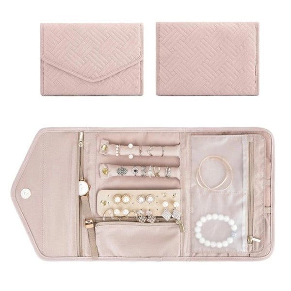 Folding Jewelry Case Pink OS by ClaudiaG Collection | Fleurcouture