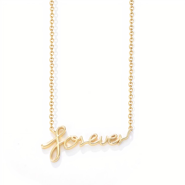 Forever You Necklace Gold OS by ClaudiaG Collection | Fleurcouture