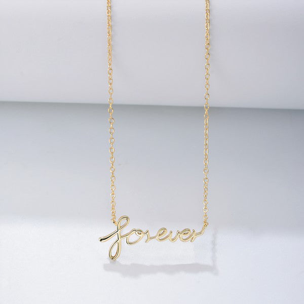 Forever You Necklace Gold OS by ClaudiaG Collection | Fleurcouture